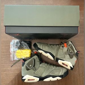Travis Scott Air Jordan 6 Retro SP (GS) 6.5